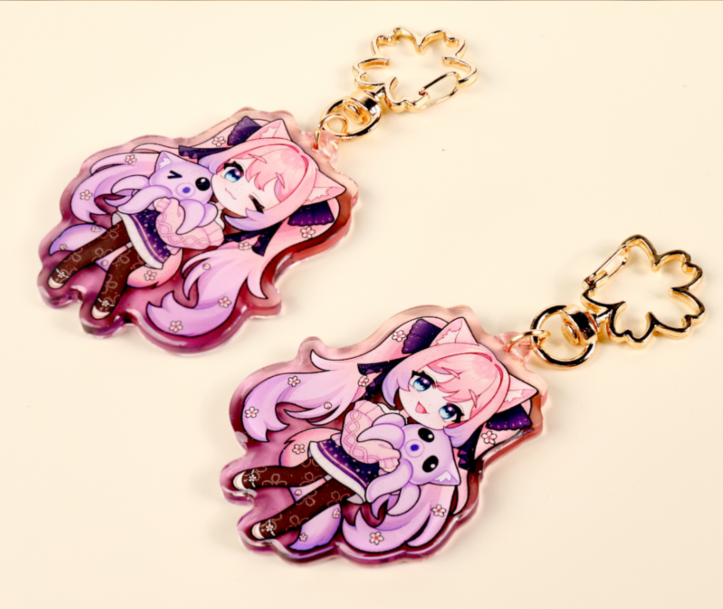 Moepi Nekopus Hug KeyChain