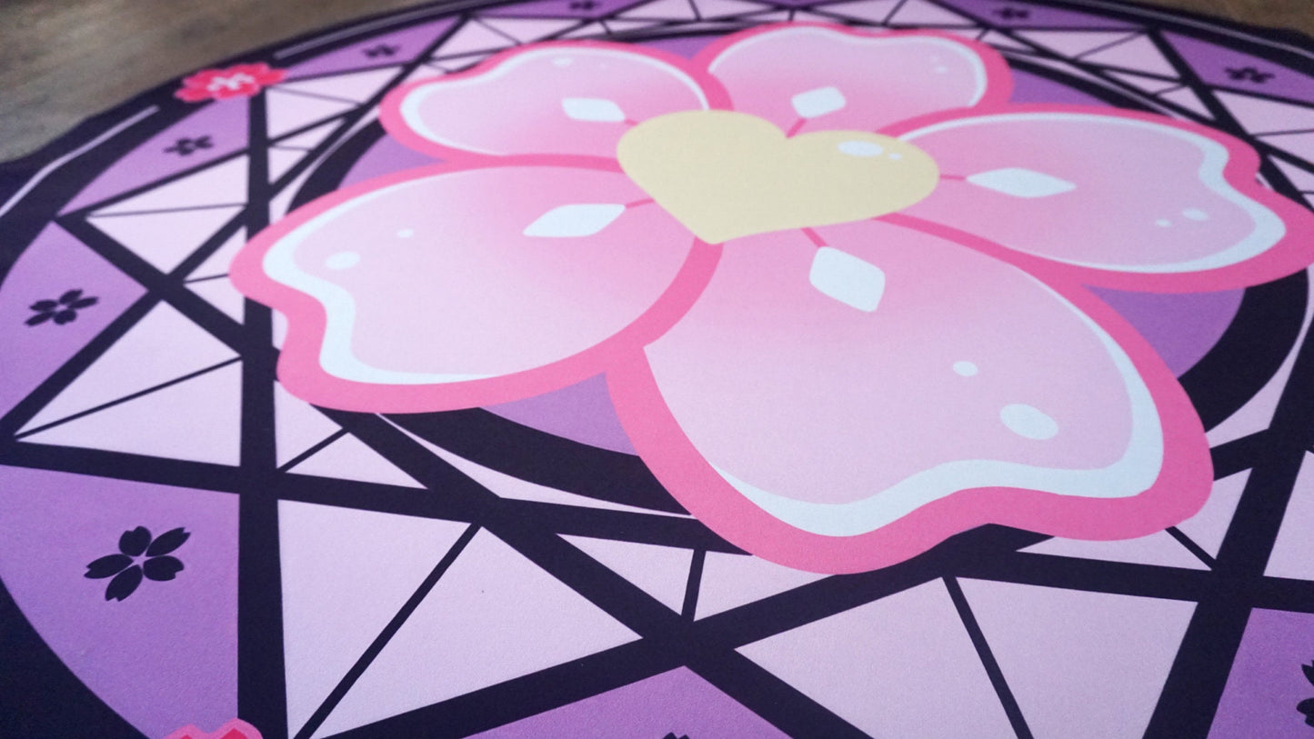 Sakura Magic Circle Chairmat | 120x120cm