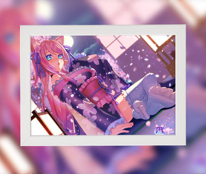 Moepi Midnight Moon Poster