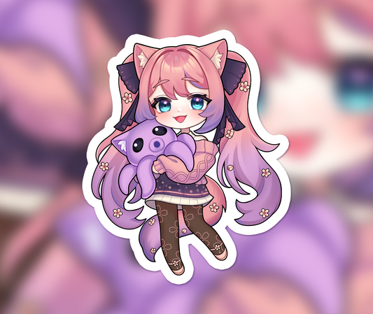 Moepi Chibi Vinyl Sticker - wasserfest