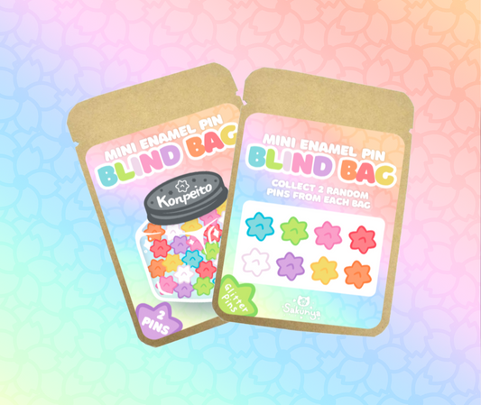 Konpeito Glitzer mini Enamel Pin + BLINDBAGS