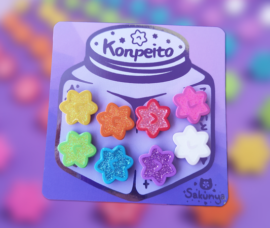 Konpeito Glitzer mini Enamel Pin + BLINDBAGS
