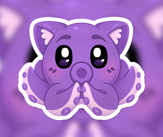 Nekopus Vinyl Sticker - wasserfest