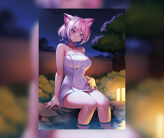 Moepi Onsen Postkarte