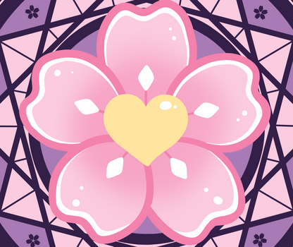 Sakura Magic Circle Chairmat | 120x120cm