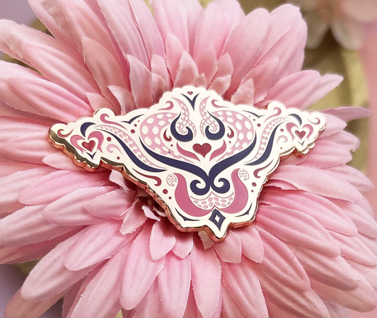 Succubus Tattoo Enamel Pin