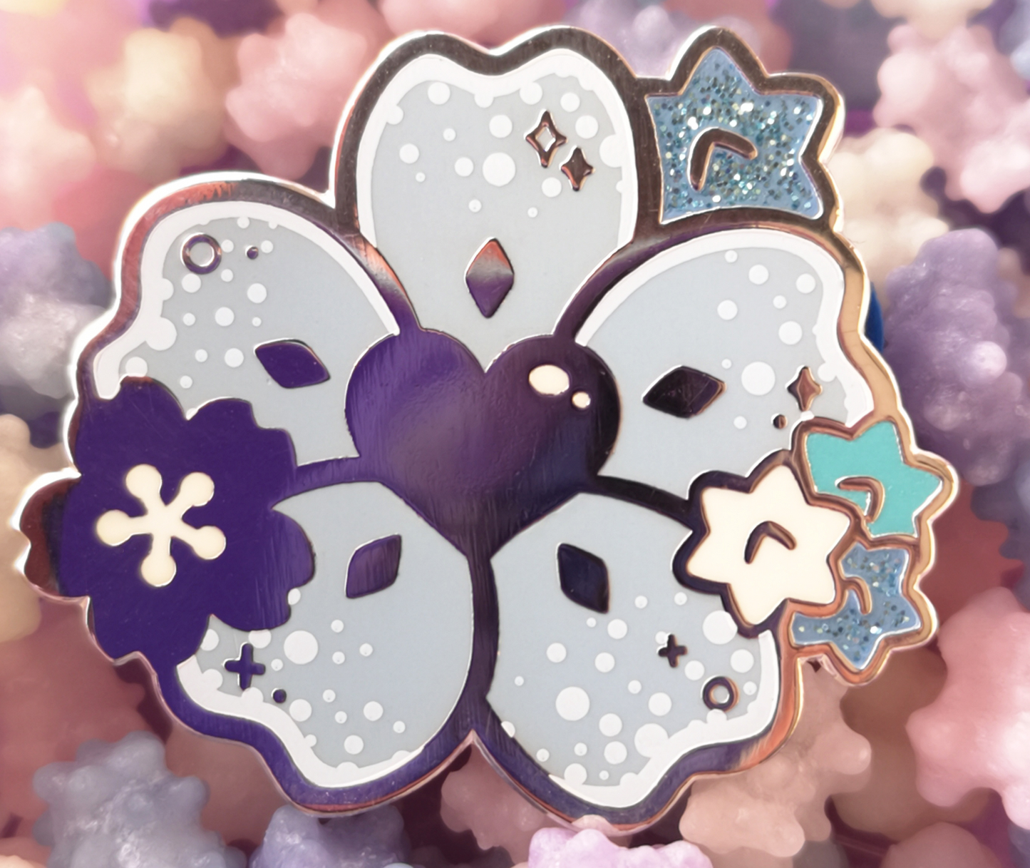 Frozen Sakura Enamel Pin
