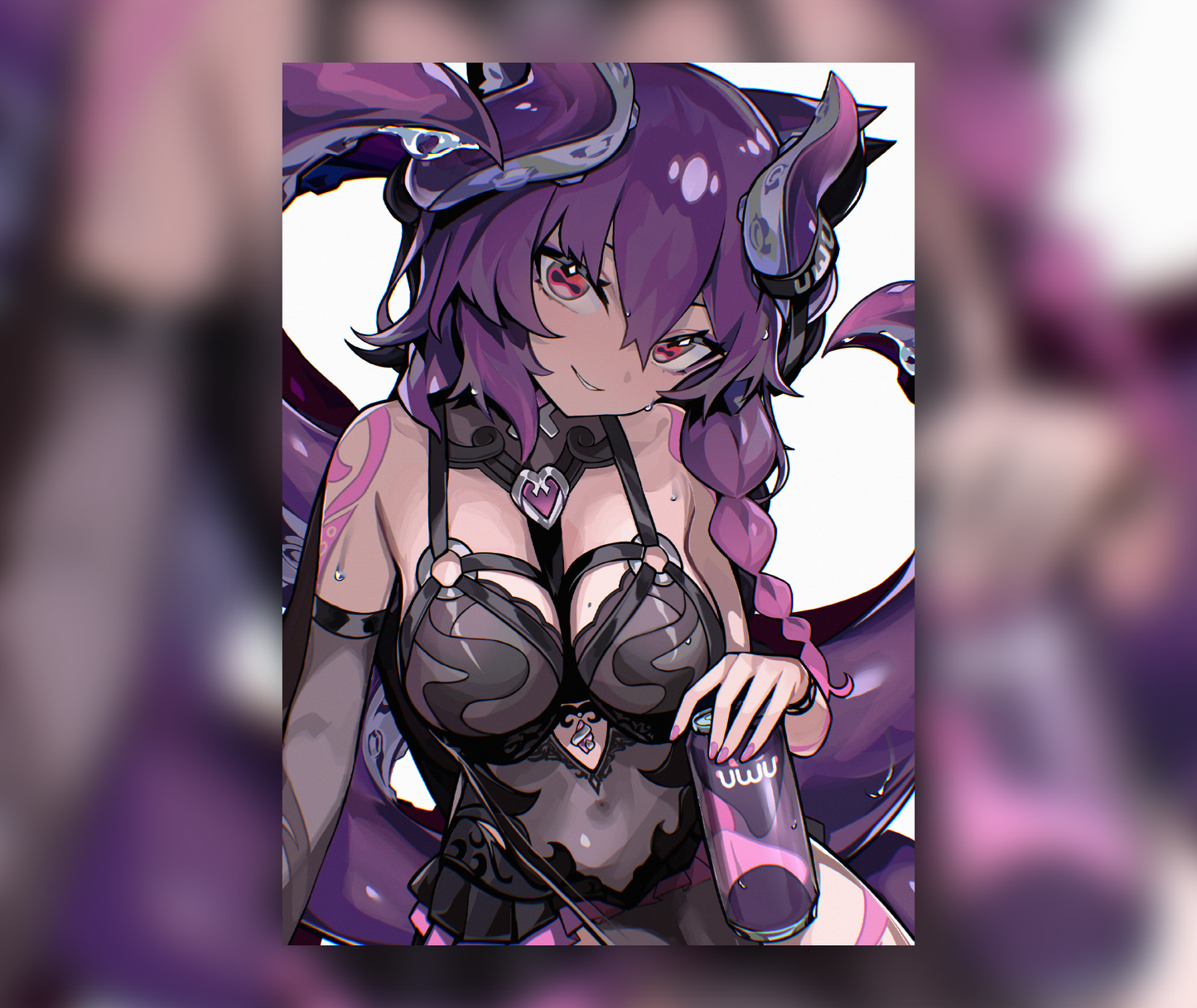 Moepi UWU Dosen Design Postkarte