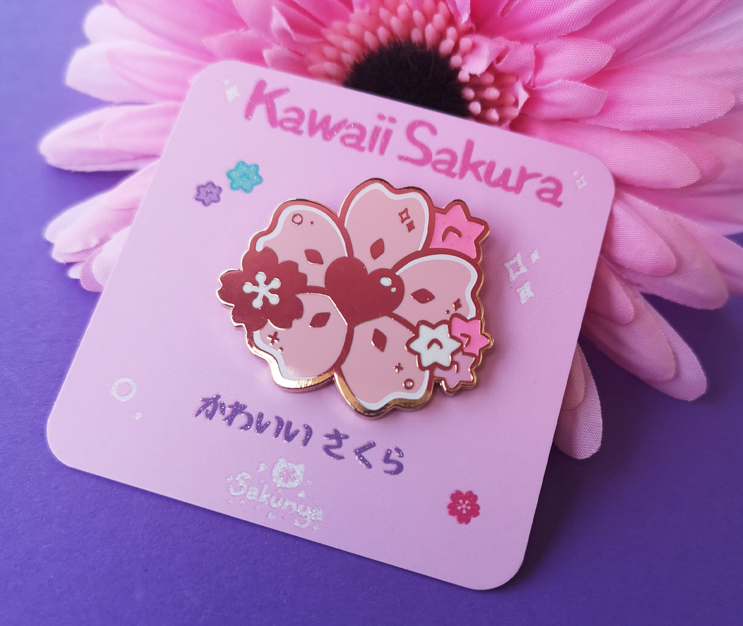 Kawaii Sakura Enamel Pin